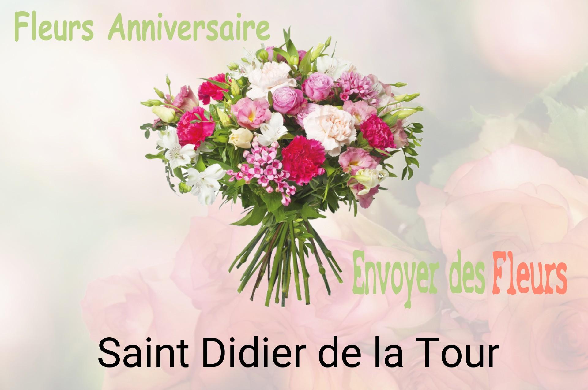 Bouquet de fleurs d’anniversaire livré à Saint-Didier-de-la-Tour
