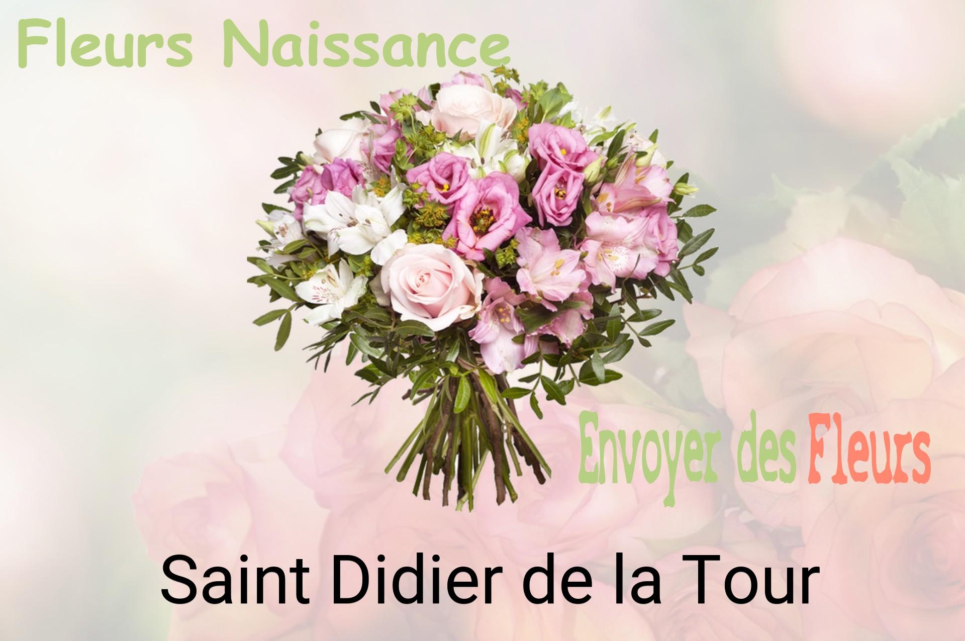 Bouquet de fleurs de naissance livré à Saint-Didier-de-la-Tour